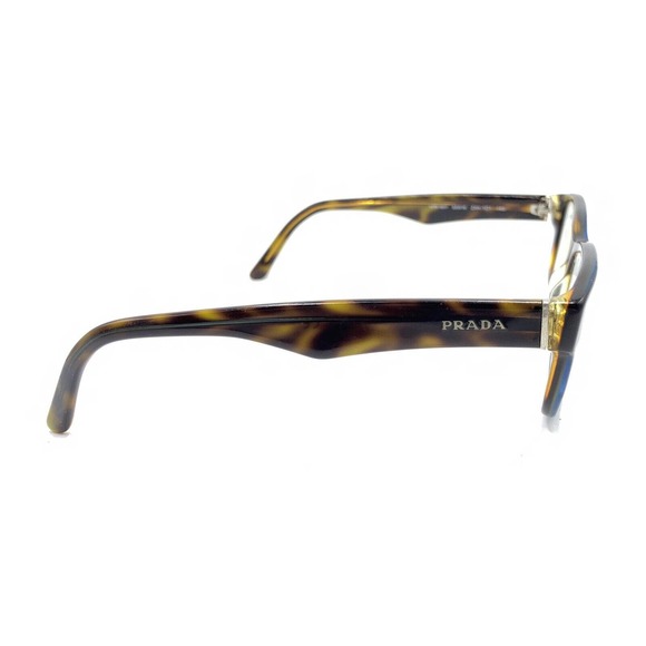 Prada VPR 16M ZXH-1O1 Blue Brown Tortoise Eyeglasses Frames 55-16 140 Italy - Picture 4 of 12